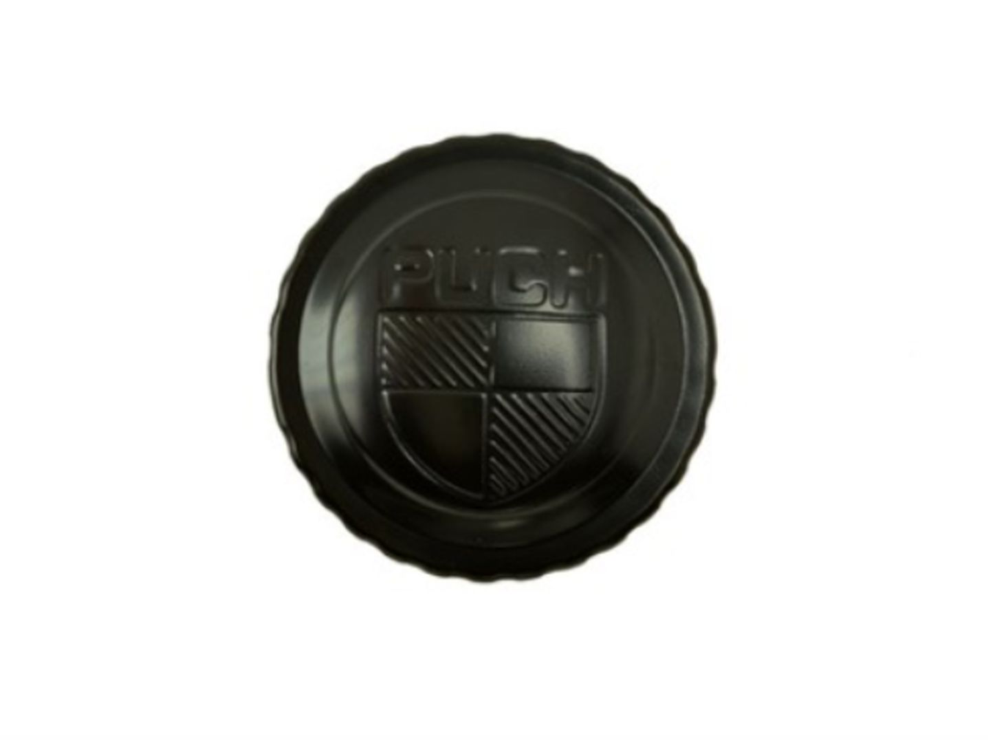 Puch couvercle de réservoir 30 mm baïonnette avec gaufrage noir
