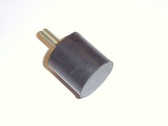 Anschlagpuffer ø 25 x 25 mm mit Gewindebolzen M6 x 18 mm