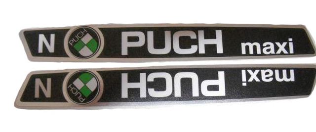 Puch Abziehbild auf Tank links + rechts zu Maxi N