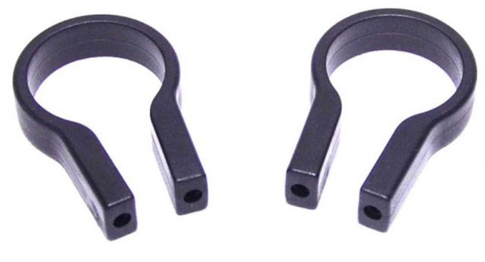 Klick-Fix collier pour support de panier à vélo paire 35.0 mm noir
