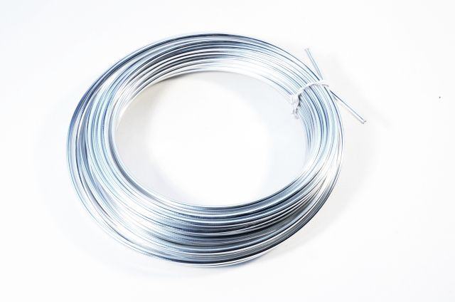 Kabelhülle Teflon 2.5 x 5 mm Rolle 20 m chrom