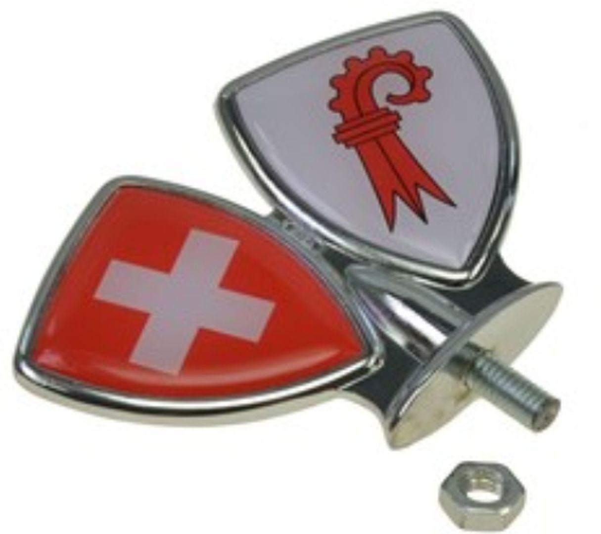 Schutzblech-Emblem / Zierwappen Basel Land