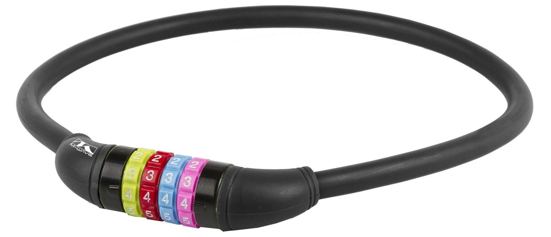 M-Wave Zahlenseilschloss DS 12.65 650 x 12 mm schwarz
