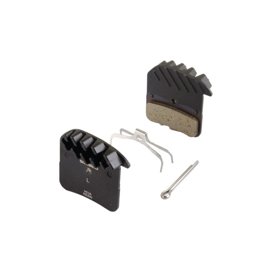 Shimano Bremsbeläge H03A Kunstharz mit Lamellen Paar