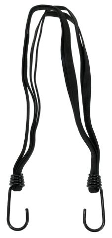 Gummizug 4-fach mit Haken 60 cm schwarz