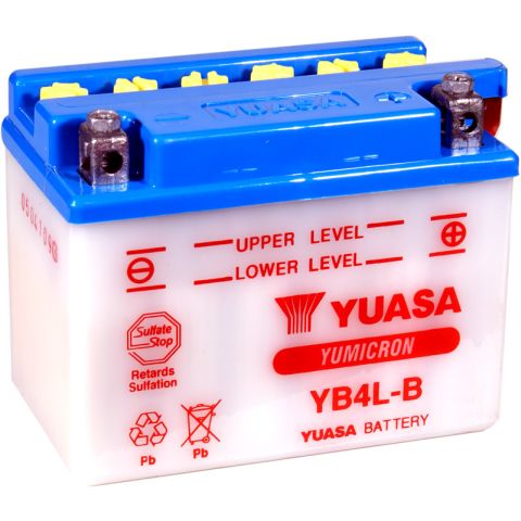 Yuasa Batterie Scooter YB4L B (mit Batteriesäure)