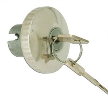 Piaggio Tankdeckel mit Schloss original ohne Tankstutzen verchromt zu Ciao