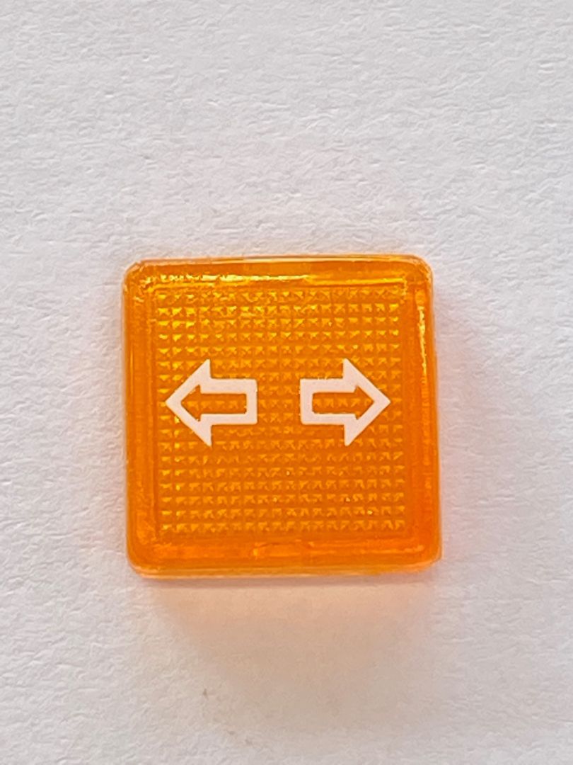 Couvercle de lampe de contrôle Clignotant orange